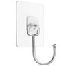 Gancho Adesivo Parede Kit 5 Unidades Resistente Alta Aderencia Piso Azulejo Banheiro Cozinha Toalha  - 7