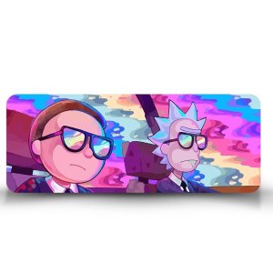 Mouse Pad Gamer Rick and Morty MIB - 90cm x 35cm