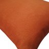Capa de Almofada Linho Lisa 44x44cm Cores - Terracota - 3