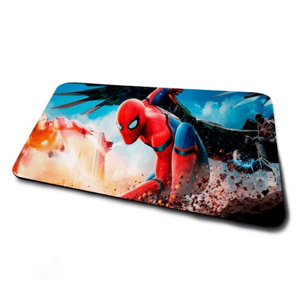 Mouse Pad Gamer Spider Man Iron Man - 70cm x 35cm - 1
