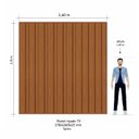 Ver imagem 5 de Painel Ripado para TV - 2700x2600x25 mm - Turim