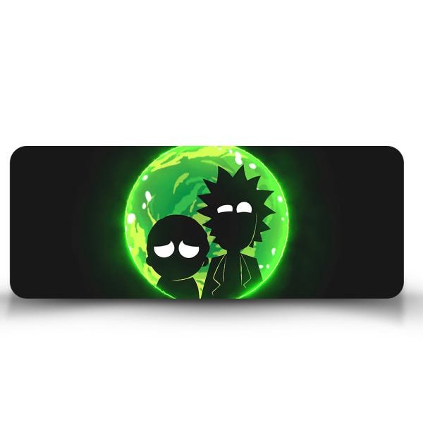 Mouse Pad Gamer Rick and Morty Sombra - 70cm x 35cm