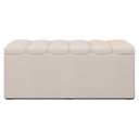 Ver imagem 6 de Recamier Calcadeira Bau 90 Cm Dalia Linho Cru Artte