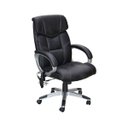 Ver imagem 1 de Cadeira de Escritório Presidente Giratória Massageadora em Corino Cartagena