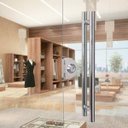 Ver imagem 3 de Puxador para Porta Duplo em Inox Tubular Eco 1