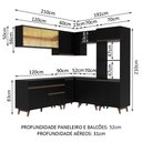Ver imagem 4 de Cozinha Completa de Canto com Armário e Balcão Reims Madesa