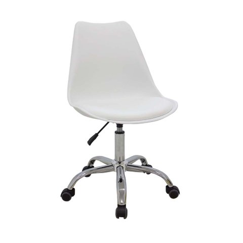 Cadeira de Escritório Eames Luísa Branco