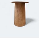 Ver imagem 4 de Mesa de Jantar Cone Tampo Amêndoa e Vidro Off 90 cm