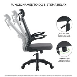 Cadeira de Escritório Diretor Esteirinha em Corino Sevilha Marrom/Escuro - 7