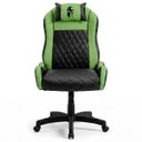 Ver imagem 2 de Cadeira Gamer Speed Ergonômica Reclinável Giratória Escritório Home Office Preto e Verde
