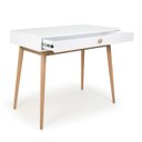 Ver imagem 4 de Penteadeira de Madeira Liva 1 Gaveta Branca