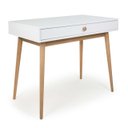 Ver imagem 3 de Penteadeira de Madeira Liva 1 Gaveta Branca