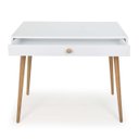 Ver imagem 5 de Penteadeira de Madeira Liva 1 Gaveta Branca