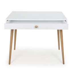 Penteadeira de Madeira Liva 1 Gaveta Branca - 5