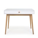 Ver imagem 1 de Penteadeira de Madeira Liva 1 Gaveta Branca