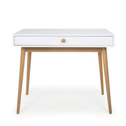 Penteadeira de Madeira Liva 1 Gaveta Branca - 1