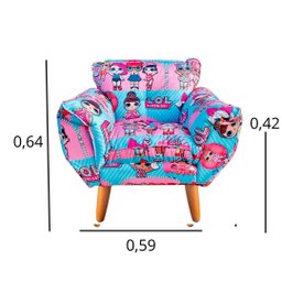 Poltrona infantil - Estampa Lol - 2