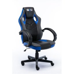 Cadeira Gamer Quest Azul com Preto - 1