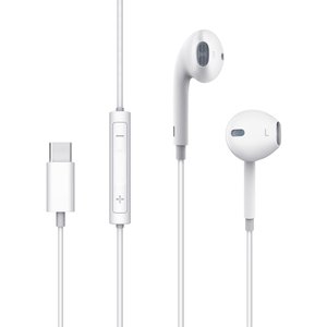 Fone de Ouvido com Fio e Controle de Volume Conector Tipo C