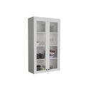 Ver imagem 1 de Armário Aéreo P/ Cozinha Évora Ph 3129 C/ 2 Portas C/ Vidro 80cm Branco - Herval