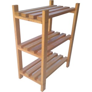 Estante Modular 3 Prateleiras Madeira Maciça 65x50x29 Cm Pintada Neonx:osmocolor Transparente
