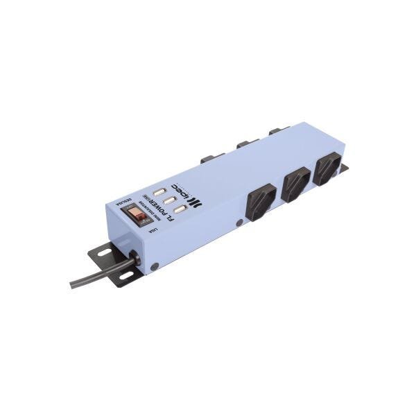 Filtro de Linha 6 Tomadas FL Power Com Entrada USB Ipec - Azul claro - 1