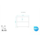 Ver imagem 5 de Livreiro 1 Prateleira Moderno BRV Móveis