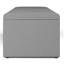 Ver imagem 7 de Calçadeira Recamier Baú para Cama de Casal Dália 140x50 Cm W01 Facto Cinza - Lyam Decor