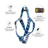 Coleira Peitoral E Guia Com Trava - Navy - Tam G - 2
