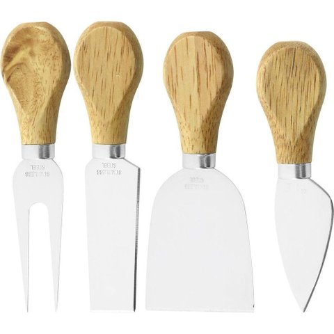 Cheesy Jg Facas Queijo 22x19x3cm Inox 4pç