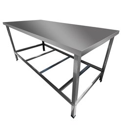 Mesa de Manipulação Inox Slim Cefaz 120x55CM MSIS-18 - 2
