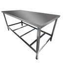 Ver imagem 2 de Mesa de Manipulação Inox Slim Cefaz 120x55cm Msis-18