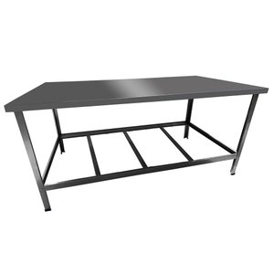 Mesa de Manipulação Inox Slim Cefaz 120x55CM MSIS-18