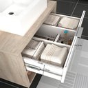Ver imagem 5 de Balcão Gabinete Para Banheiro 60cm Com 01 Gaveta Malta B06 Barrique Branco - Lyam Decor