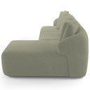 Ver imagem 7 de Sofá 3 Lugares com Chaise Direito Sala Living 248cm Arlo F04 Bouclê Oliva Tc-10052 - Lyam Decor