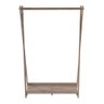 Armário Arara Closet Para Roupas Com Sapateira Em Madeira Technox - 4