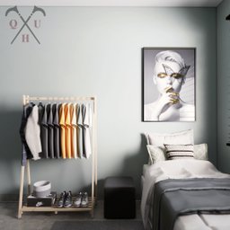 Armário Arara Closet Para Roupas Com Sapateira Em Madeira Technox - 2