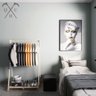 Armário Arara Closet Para Roupas Com Sapateira Em Madeira Technox - 2