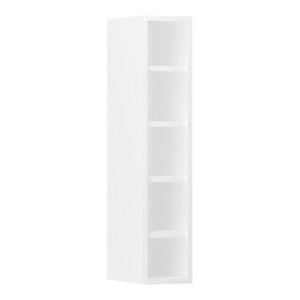 Nicho Garrafeiro Vertical 15cm Para 5 Garrafas Pérola Branco