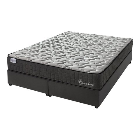 Cama Box com Colchão Queen Size Molas Ensacadas New Barcelona Firme Fortezza 158x198 Fortezza Colchõ