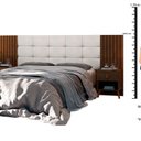 Ver imagem 4 de Cabeceira Box Capitone 106x225cm Lady