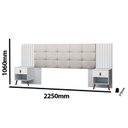 Ver imagem 3 de Cabeceira Box Capitone 106x225cm Lady