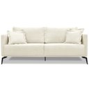 Ver imagem 7 de Sofa Liv 2 Lugares 180cm Pes Aço Linho 232 Natural Ezz