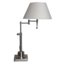 Ver imagem 1 de Luminária de Mesa de Metal Nickel 65cmx33cmx42cm Bella Iluminação