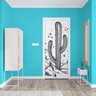 Adesivo de Porta Cacto - M - 80cm X 210cm - 1