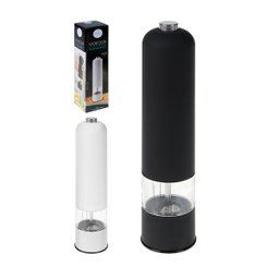 Moedor De Tempero Sal Pimenta Automático Elétrico:Preto - 3
