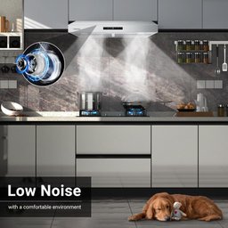 Coifa Amzchef de Embutir 30" com 900 Cfm e Ventilador de 9 Velocidades (inox) - 6