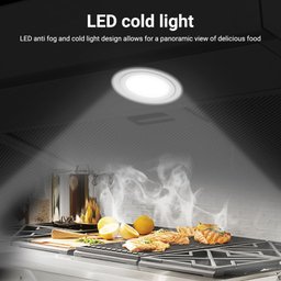 Coifa Amzchef de Embutir 30" com 900 Cfm e Ventilador de 9 Velocidades (inox) - 7