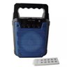 Caixa de Som Portátil Bluetooth Kts-1085 - Preta/Azul - 1