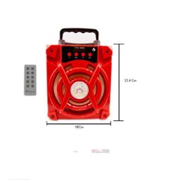 Caixa de Som Portátil com Led, Rádio, Controle Remoto - 2